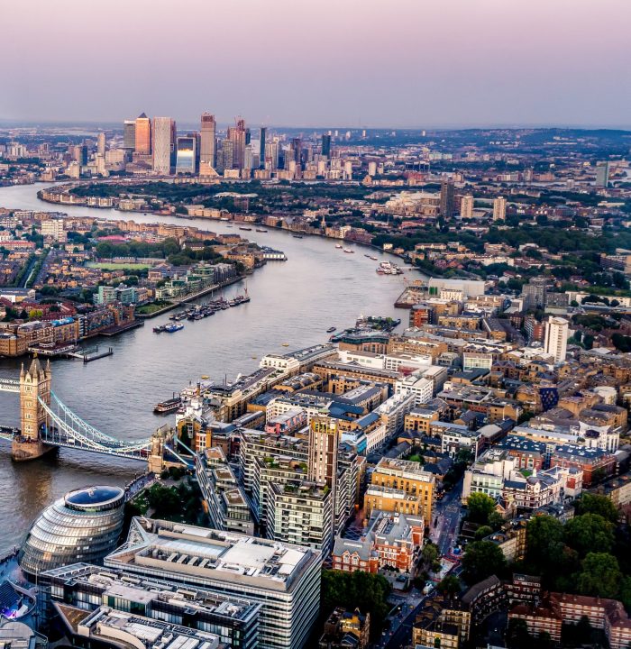 picture of London from above